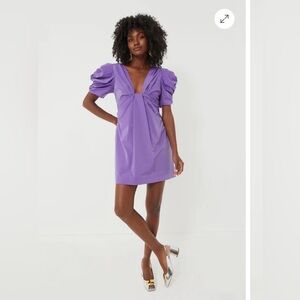 NWT Tuckernuck Purple Tinsley Mini Dress Medium Easter Spring Hyacinth House